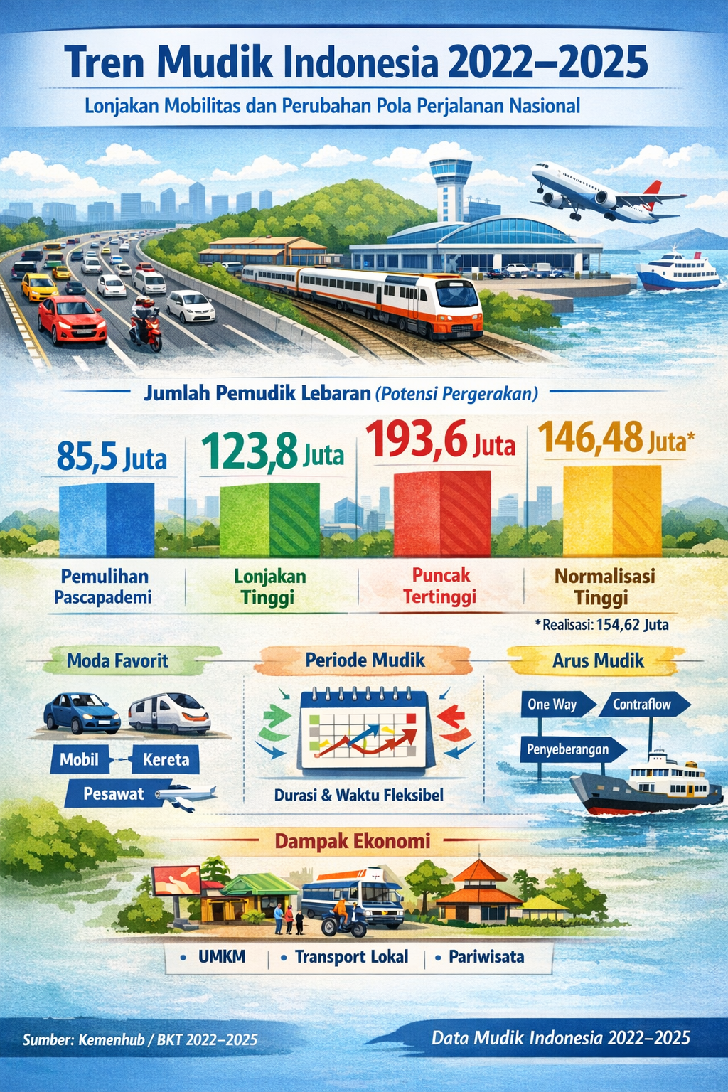 Tren Mudik Indonesia 2022–2025
